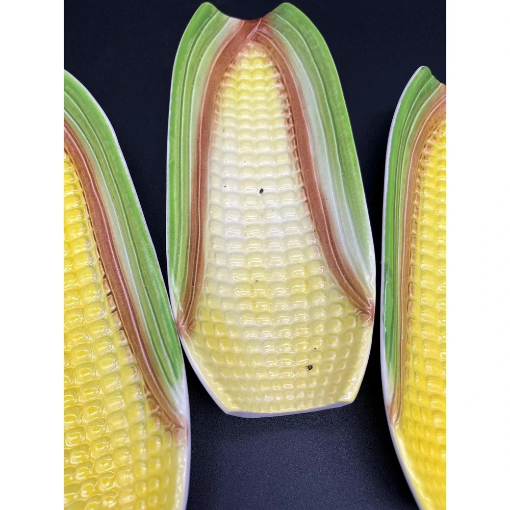Corn On The Cob Dish Set 3 Pieces Corn Serving Dish Friendship Gift
